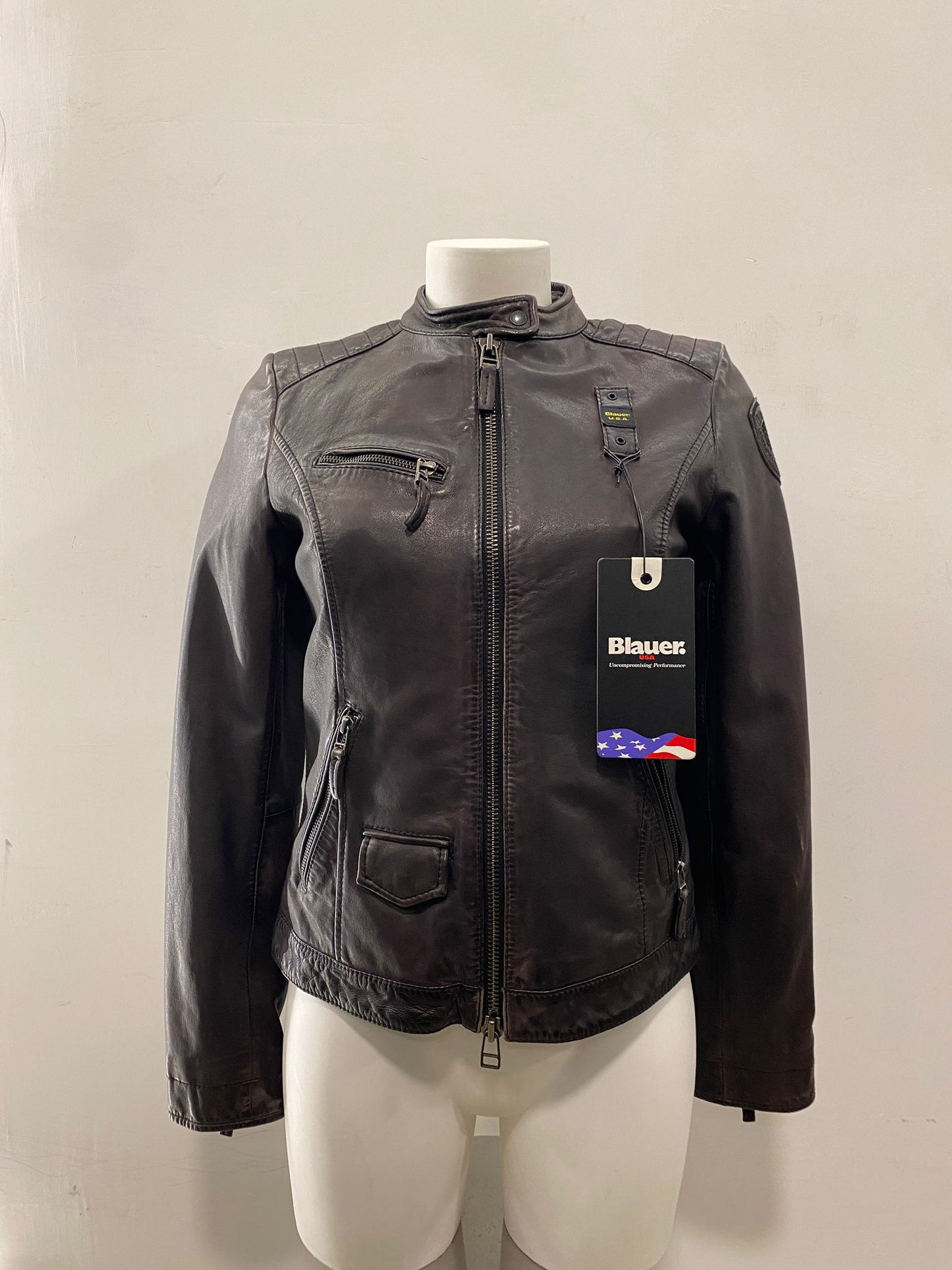 Giubbino in pelle Blauer