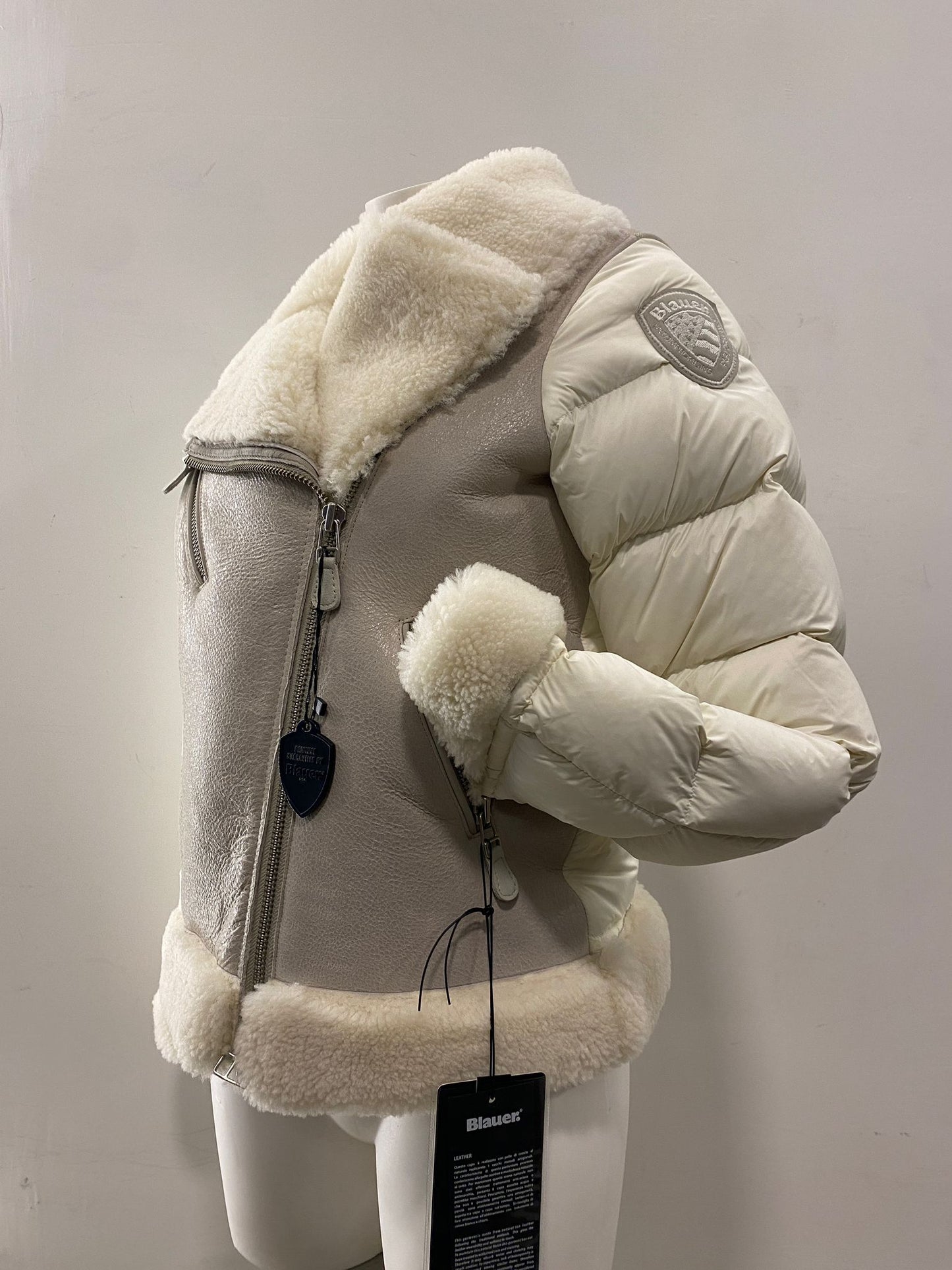 Pelle capo spalla imbottito Blauer