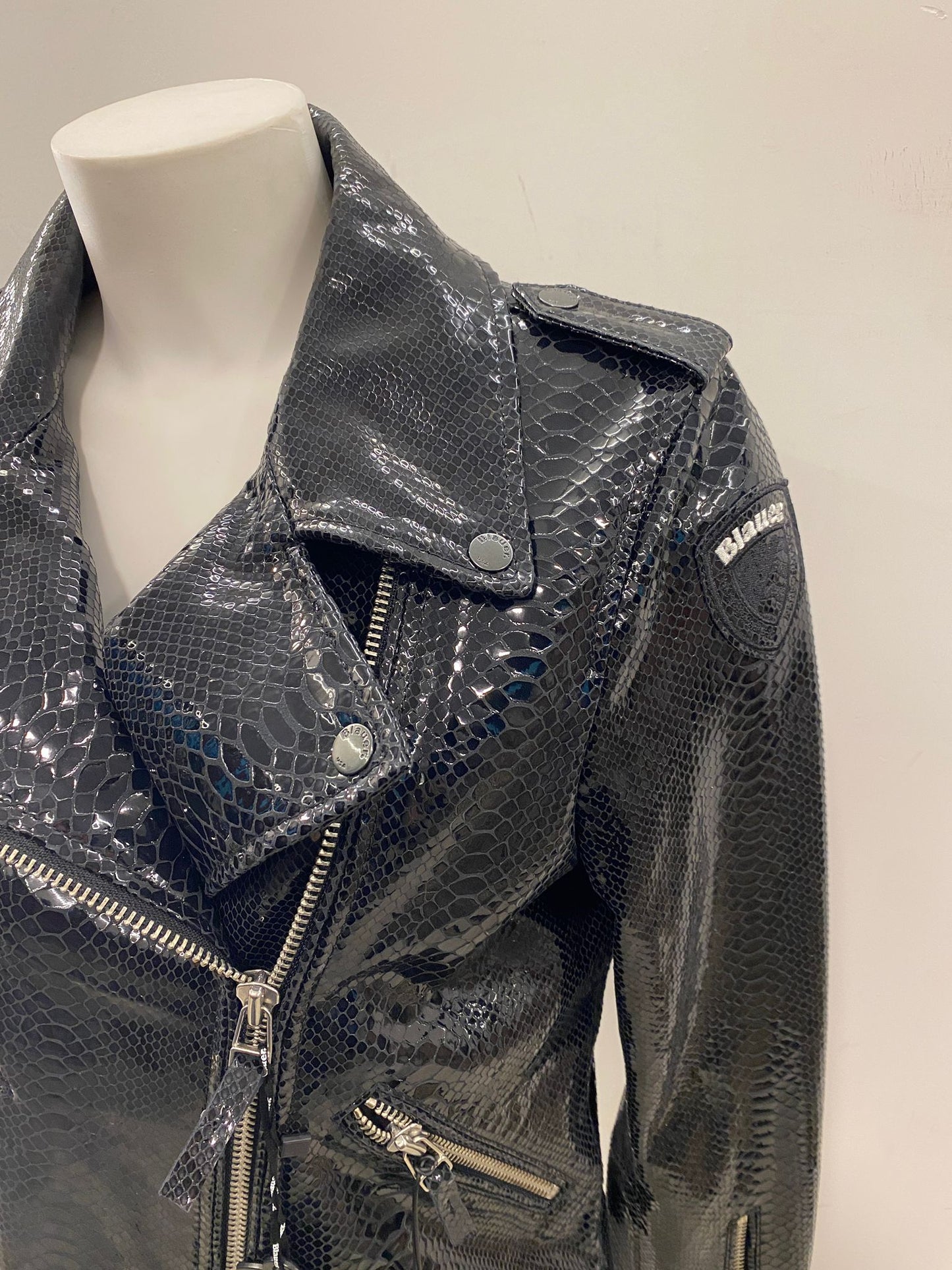 Pelle capo spalla foderato Blauer