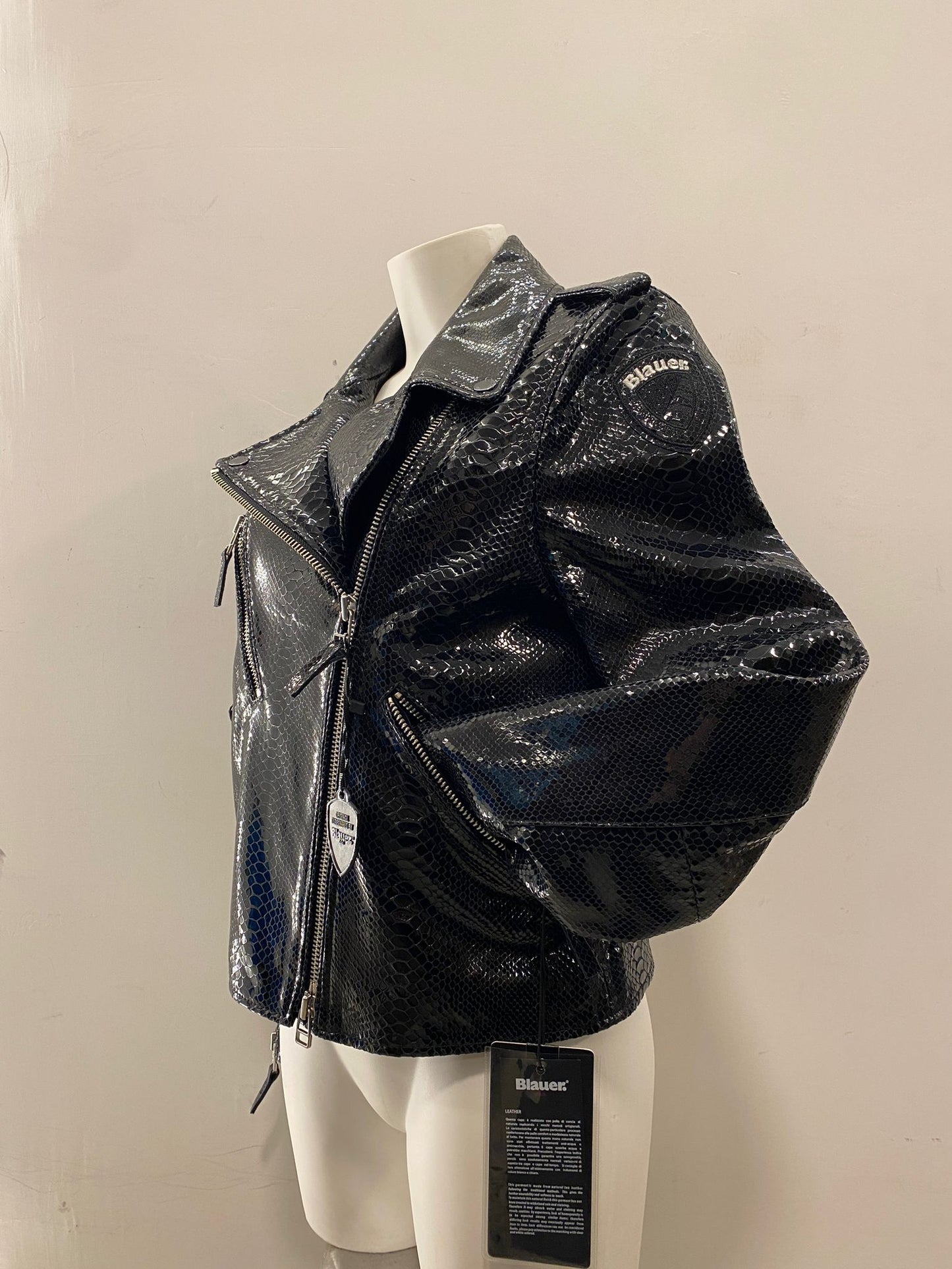 Pelle capo spalla foderato Blauer