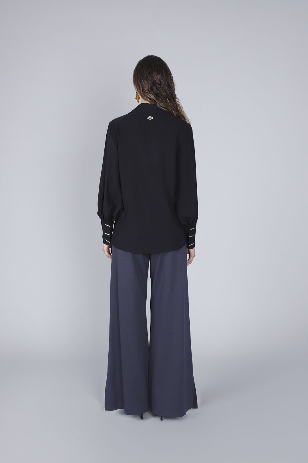 Camicia con maniche increspate Cafè Noir