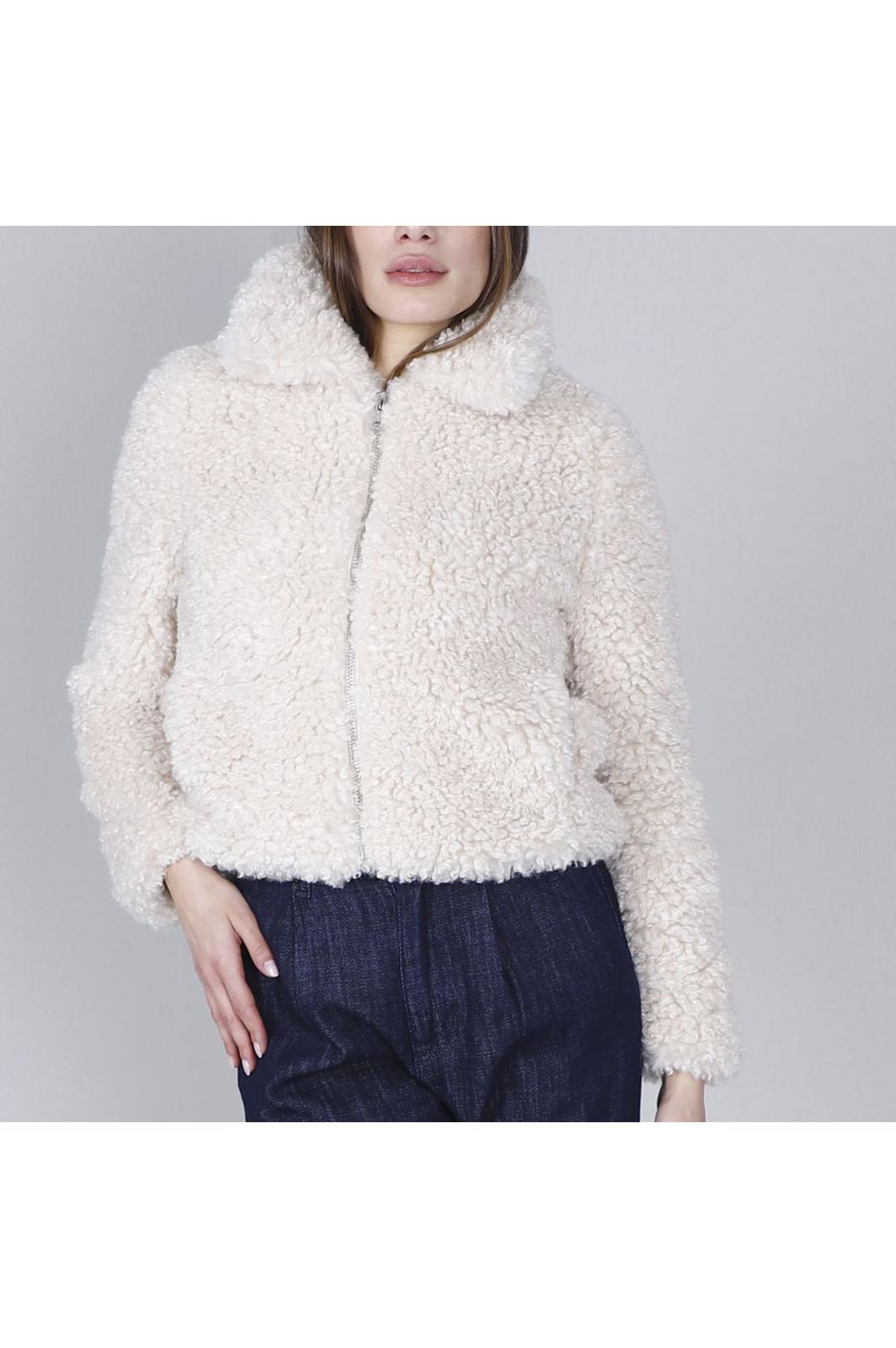 Giubotto effetto pelliccia curly avena Cafè Noir