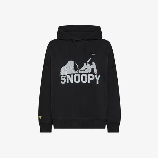 Felpa Peanuts in misto cotone con cappuccio Sun68