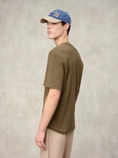 T-Shirt logo in tono Eutaw Blauer