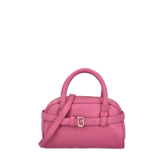 Borsa a mano mini Evelyn in pelle colore fucsia Tosca Blu