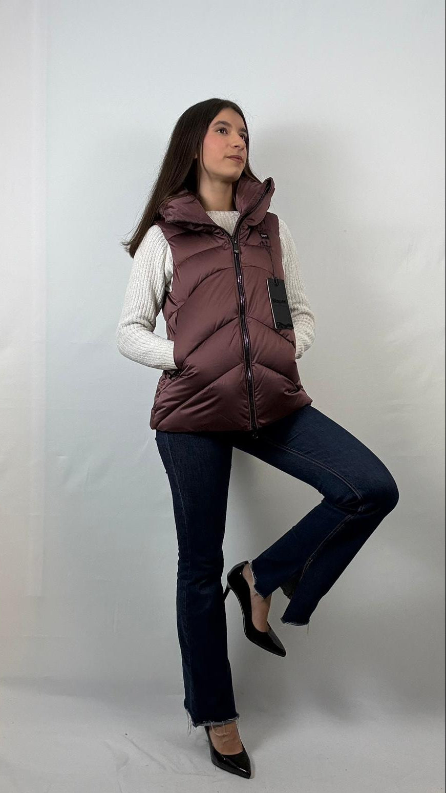 Smanicato collo alto Martha Blauer