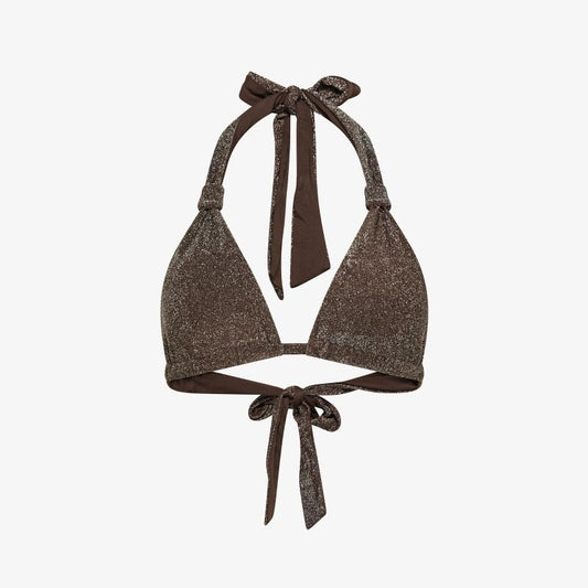 Top mare in lurex marrone cacao Sun68