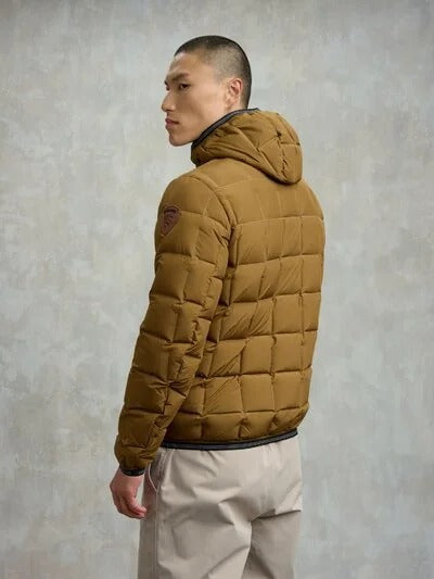 Piumino quadrettato Dalin Blauer