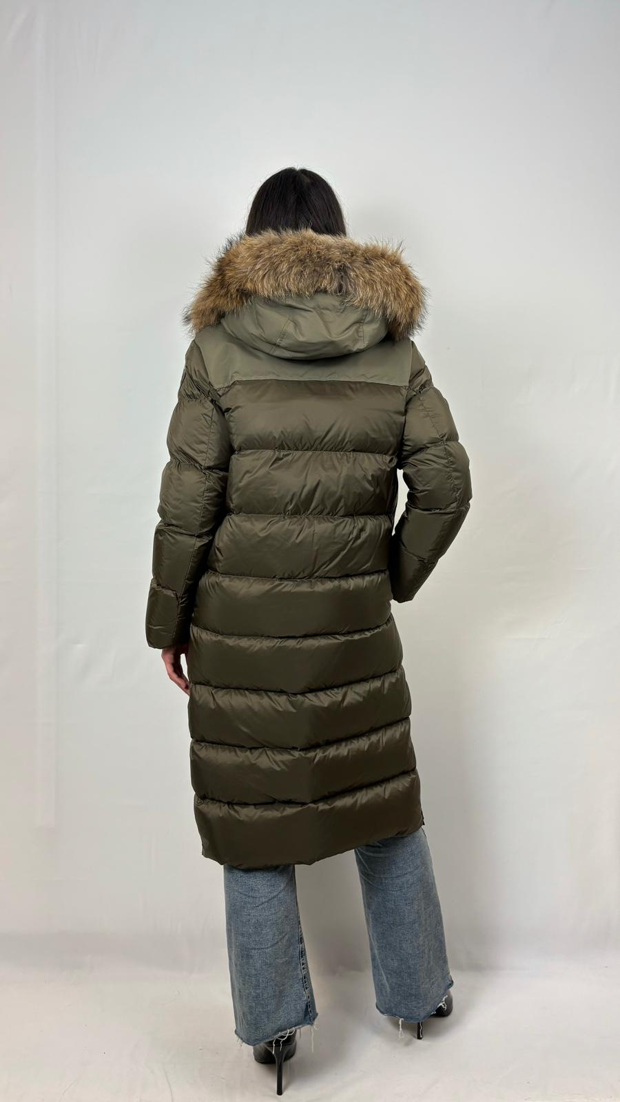 Piumino lungo Long Blauer