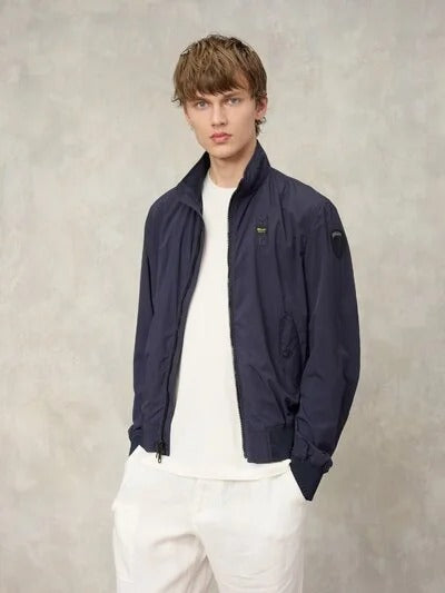 Bomber leggero sfoderato Alwin Blauer