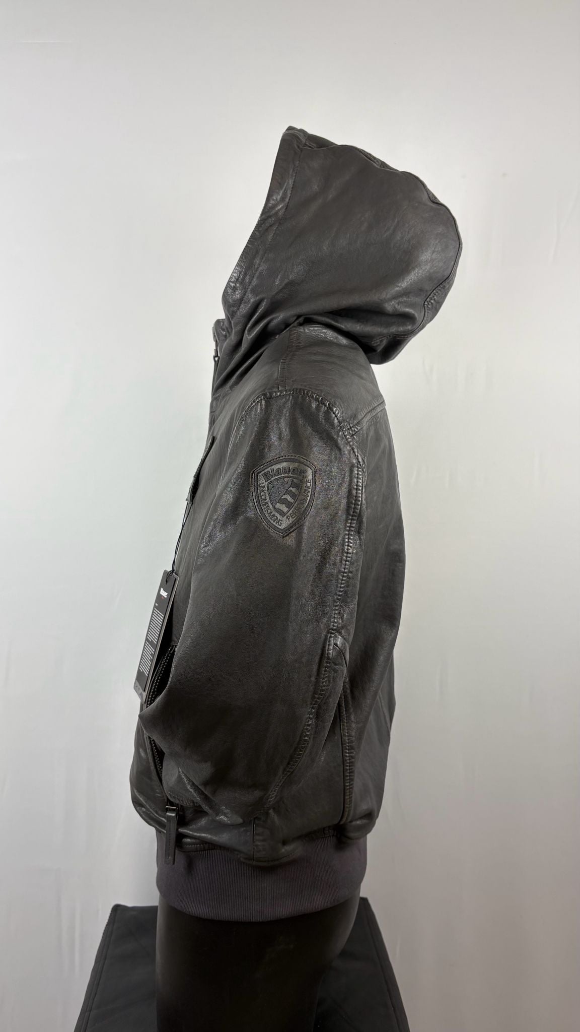 Giubbotto in pelle Alder Blauer