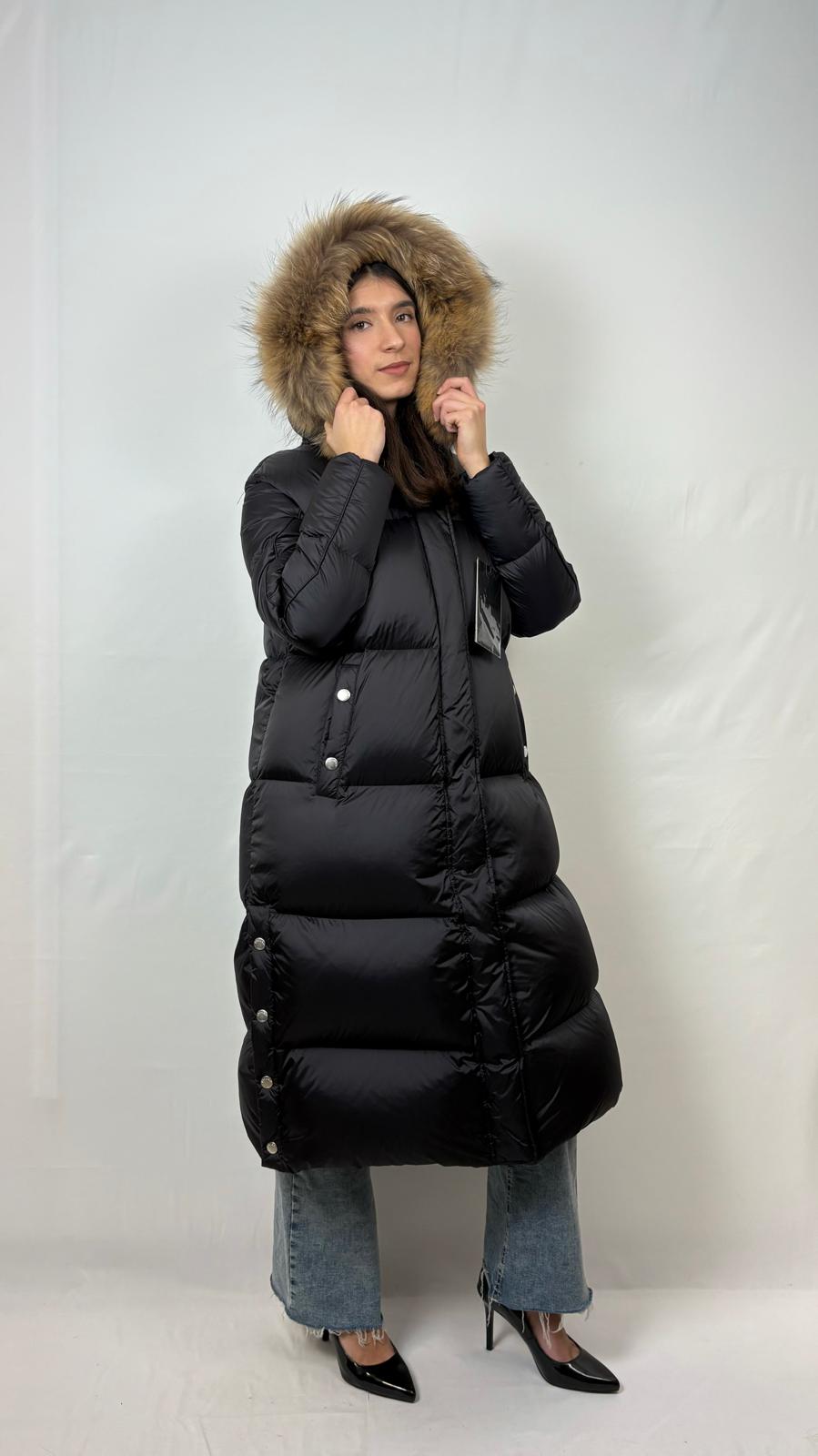 Piumino lungo Munroe Blauer