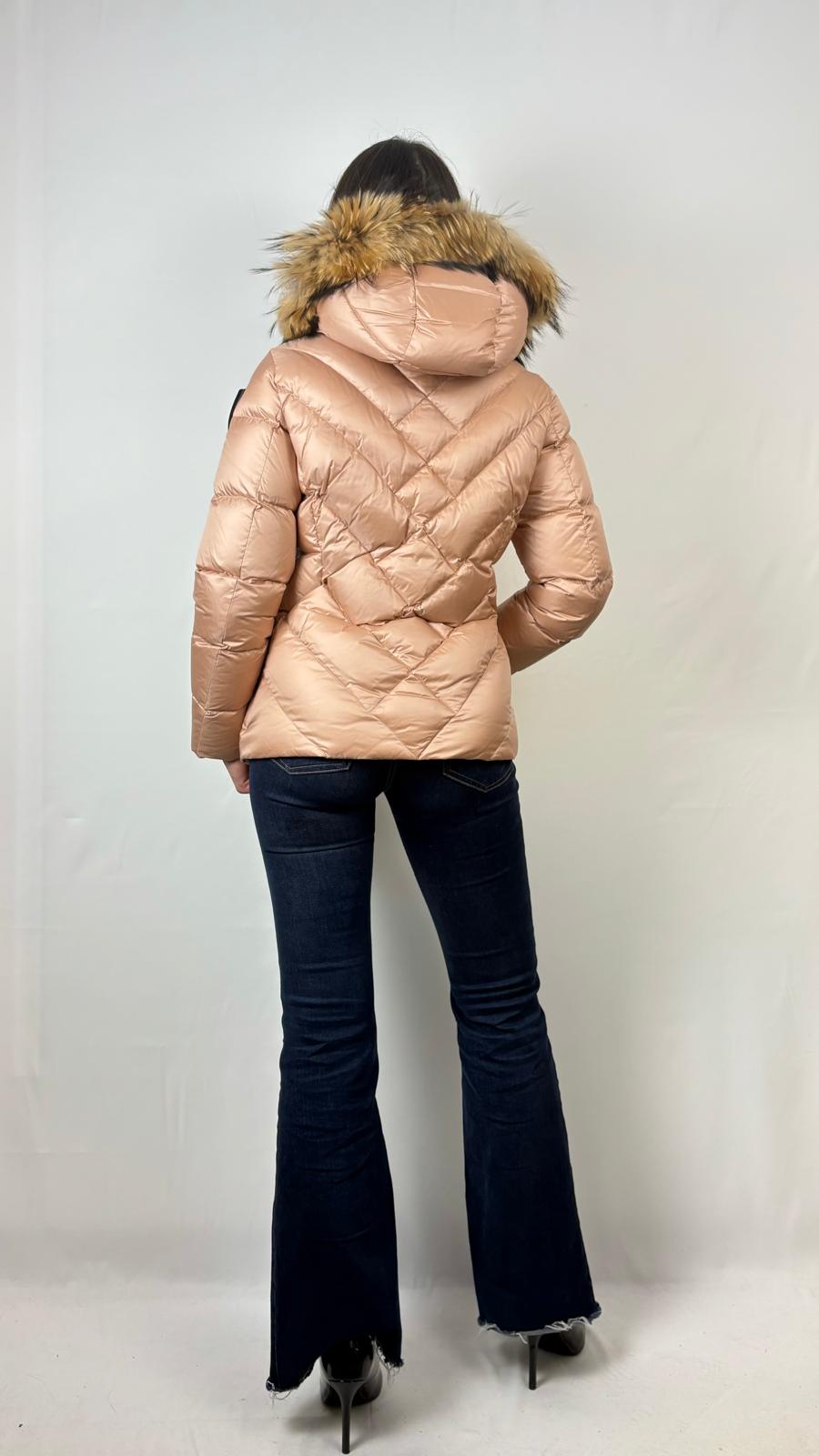 Piumino a linee geometriche Alicia