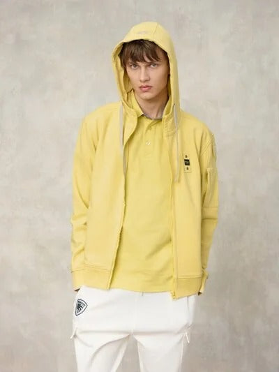 Felpa con tasca con zip Cardinton Blauer