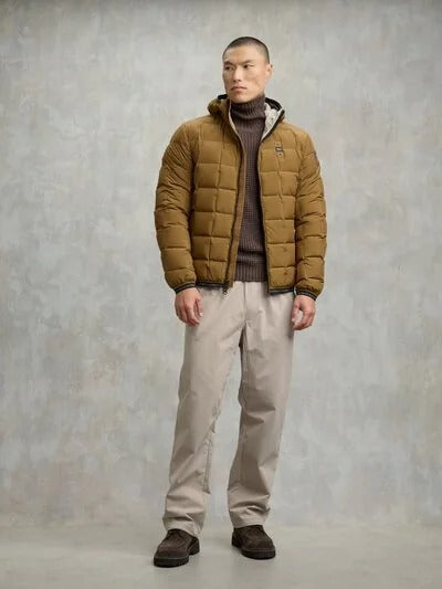 Piumino quadrettato Dalin Blauer