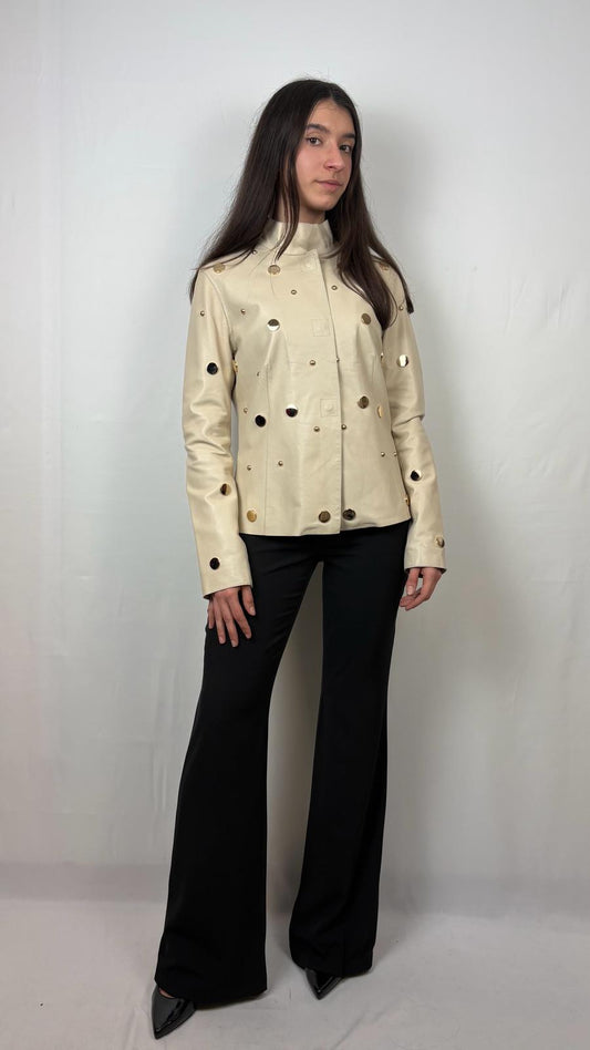 Capospalla in pelle Tosca Blu