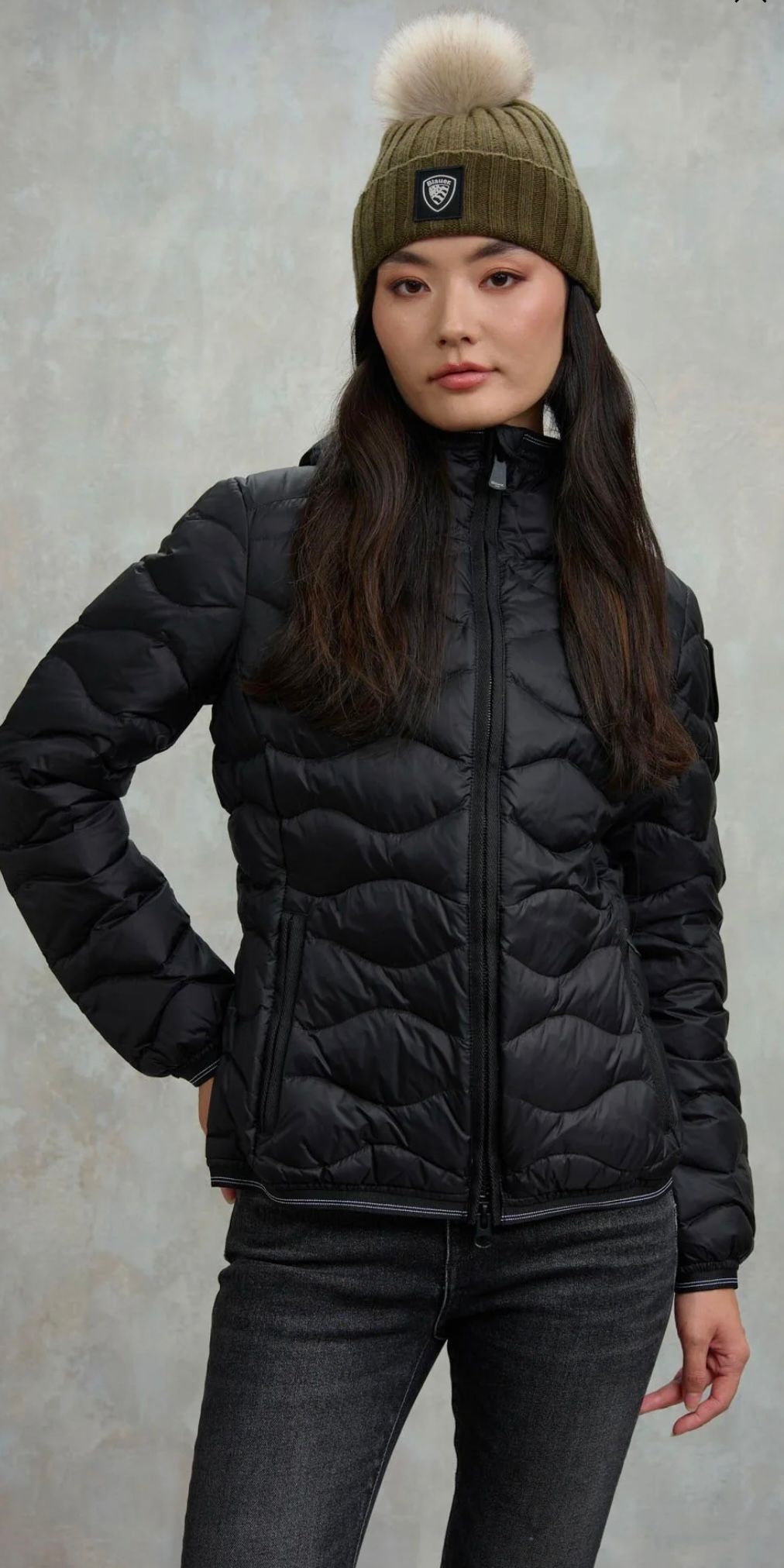 Piumino ad onde Camelia Blauer