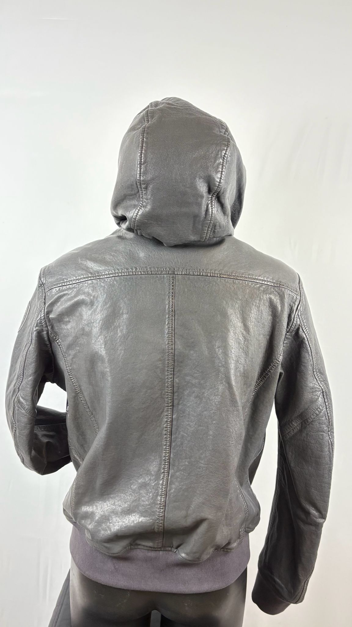 Giubbotto in pelle Alder Blauer