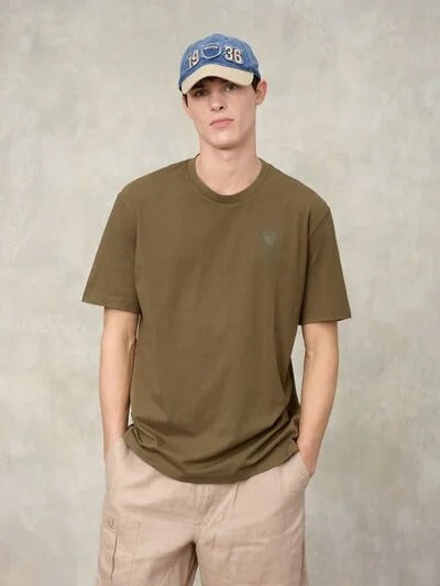 T-Shirt logo in tono Eutaw Blauer