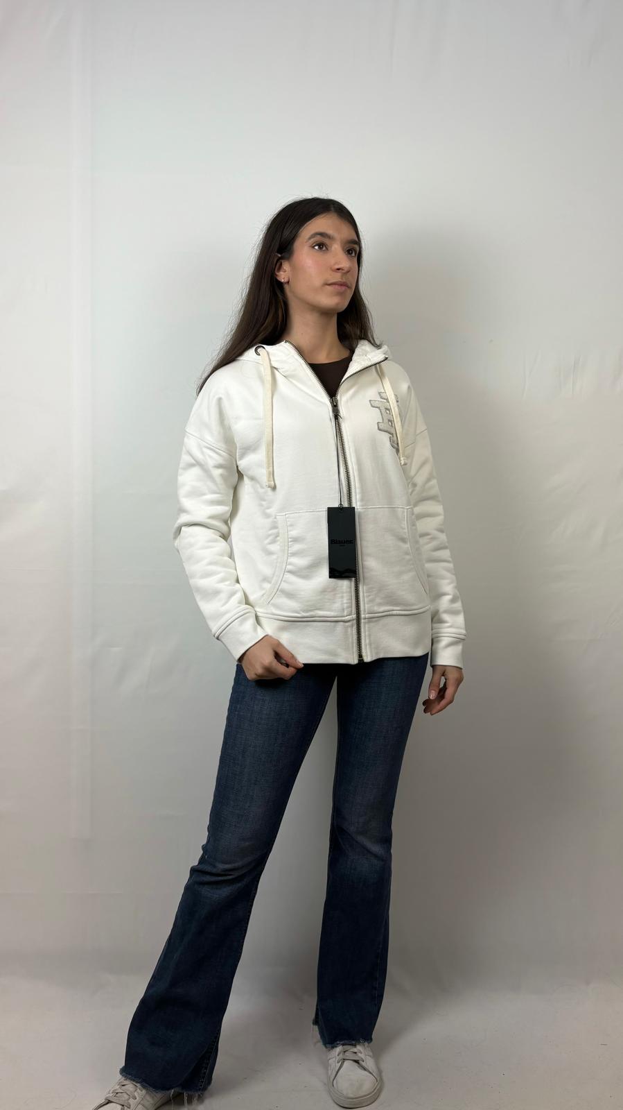 Felpa aperta con cappuccio Blauer