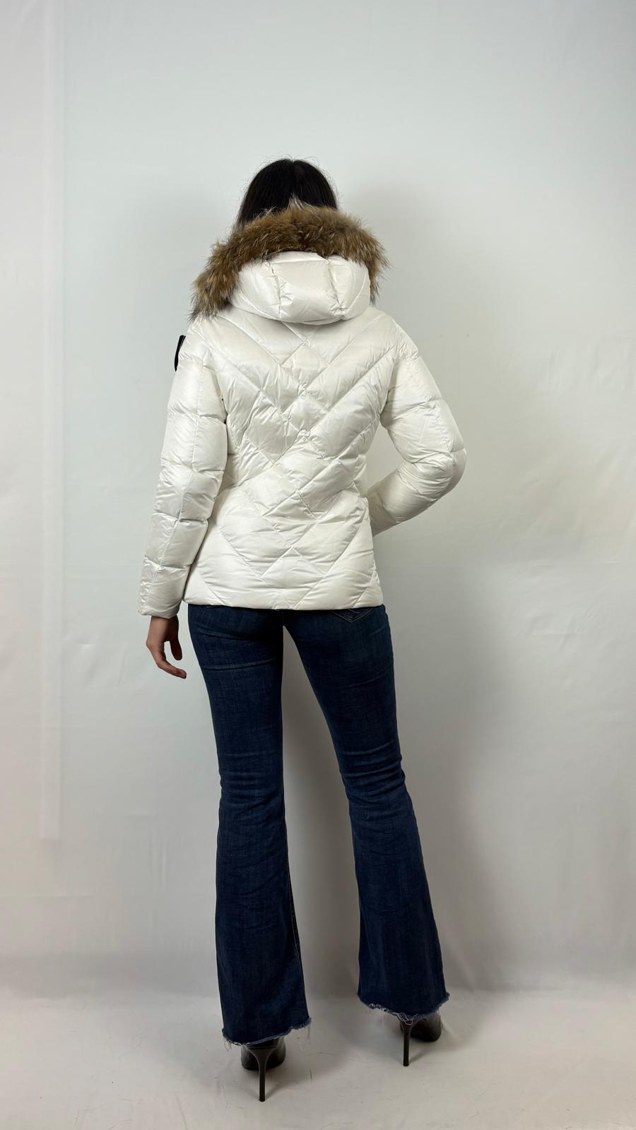 Piumino a linee geometriche Alicia