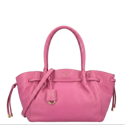 Borsa a mano Sidney in pelle colore fucsia