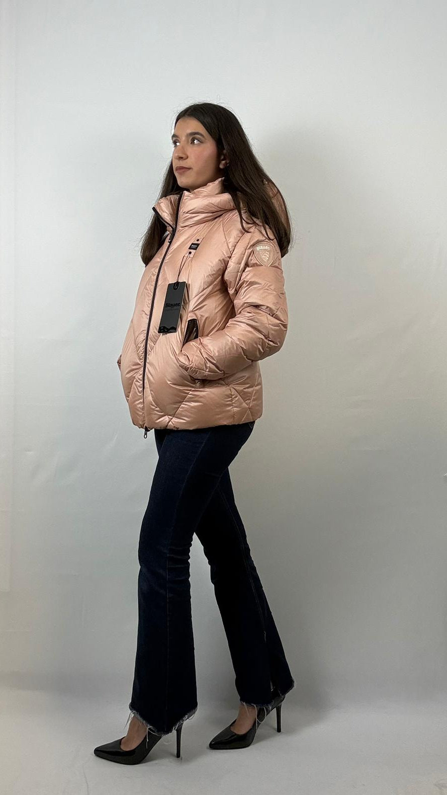 Piumino a rombo Lamartine Blauer