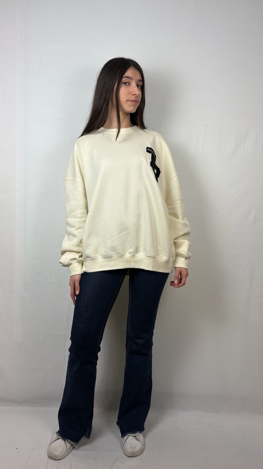 Felpa College Tosca Blu