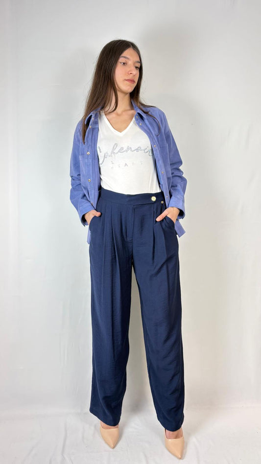 Pantalone wide-leg Cafè Noir