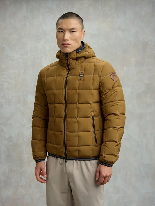 Piumino quadrettato Dalin Blauer